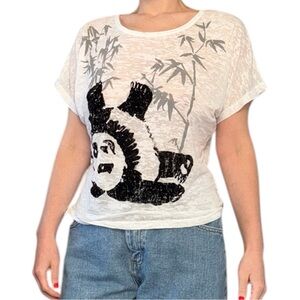 National Geographic White Panda Top